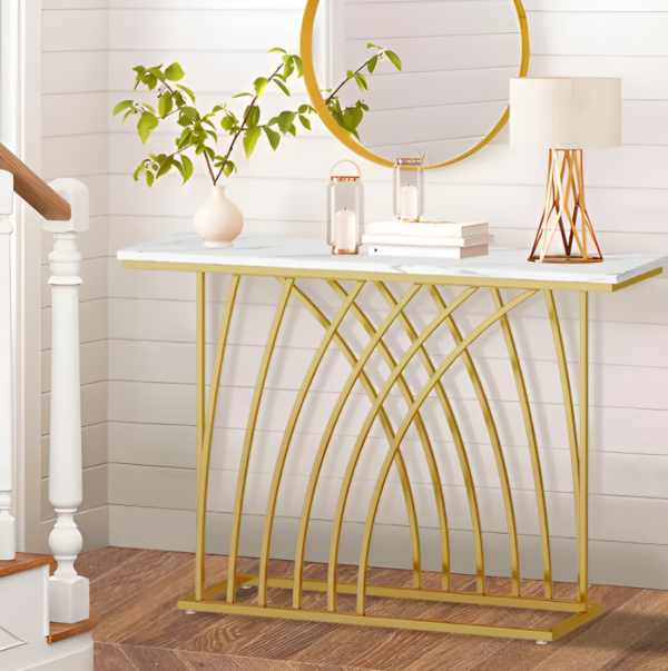 Geometric Console Table